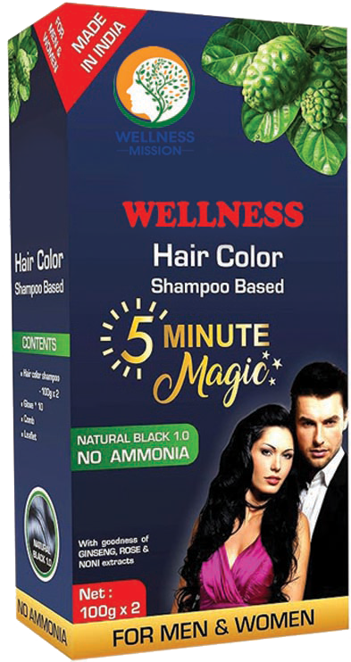 Wellness Blackening Shampoo box